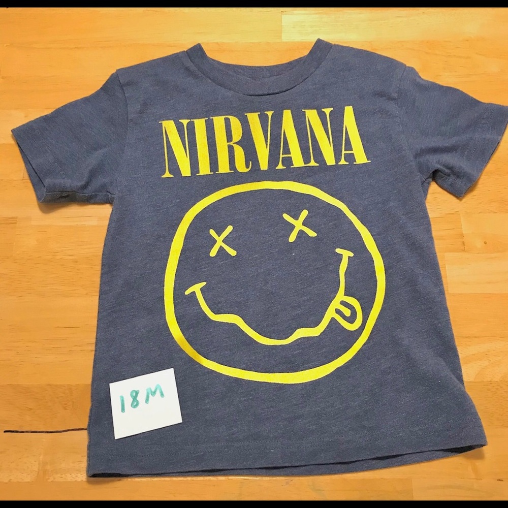Toddler Nirvana band shirt